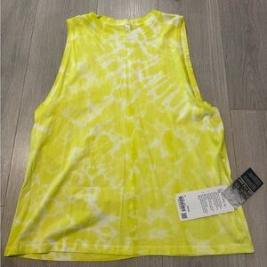 Lululemon Vibrant Yellow All Yours Tank